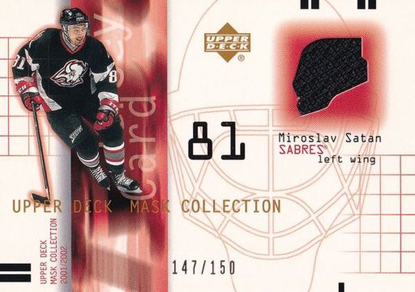 jersey karta MIROSLAV ŠATAN 01-02 Mask Collection Jersey /150